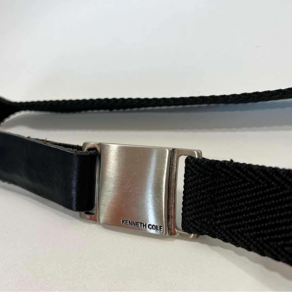 Kenneth Cole Black Strap with Silver Clasp